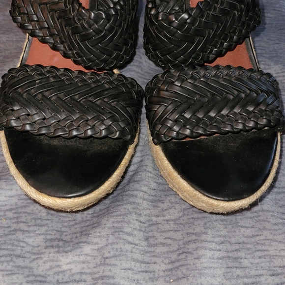 37 | MRKT | Triple Strap Espadrille Wedge Heels - Picture 3 of 10